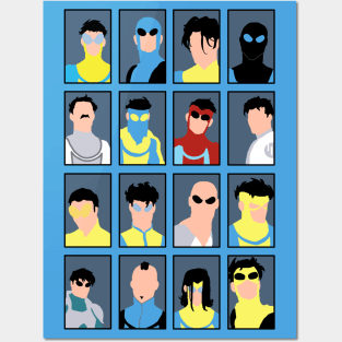 Invincible Variants Minimalist Posters and Art